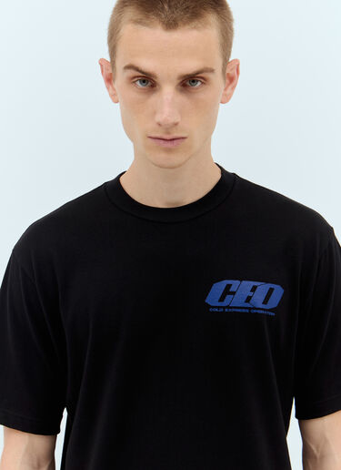 ICE & TECHNO CEO Tシャツ ブラック int0156005