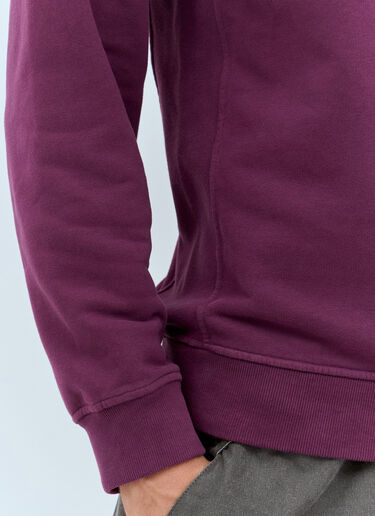 Stone Island Ribbed Sides Sweatshirt Purple sto0158047