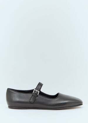 Miu Miu Ava Ballerina Flats Black miu0258060