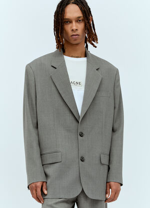 Acne Studios Relaxed-Fit Suit Blazer Grey acn0357002