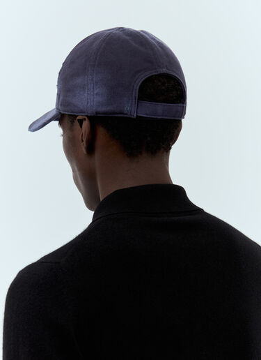 Miu Miu Denim Baseball Cap Navy miu0157010