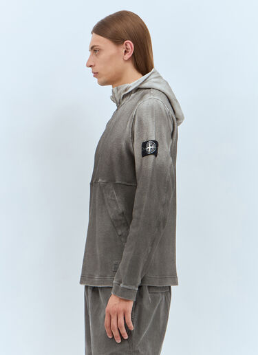 Stone Island Ombre Hooded Sweatshirt Grey sto0158003