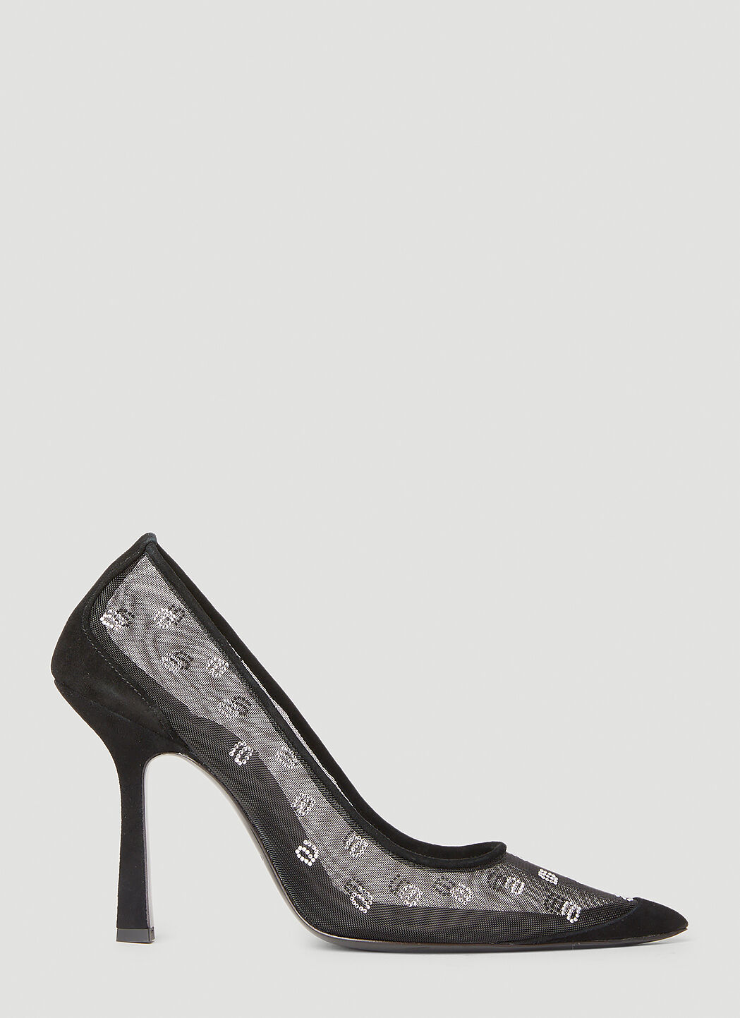 Alexander Wang Women's Delphine Crystal Heels in Black | LN-CC®