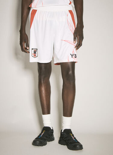 Y-3 JFA Away Drawstring Shorts White yjf0158004