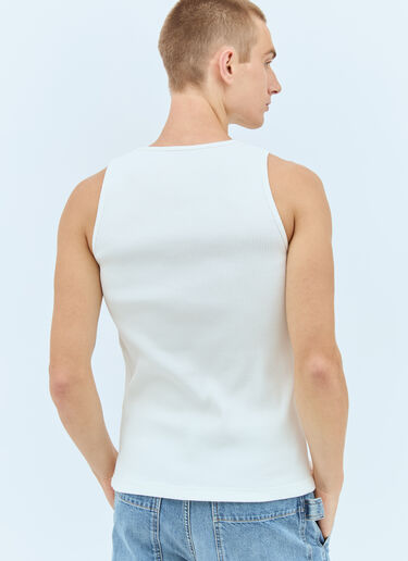 Bottega Veneta Rib Jersey Tank Top White bov0157010