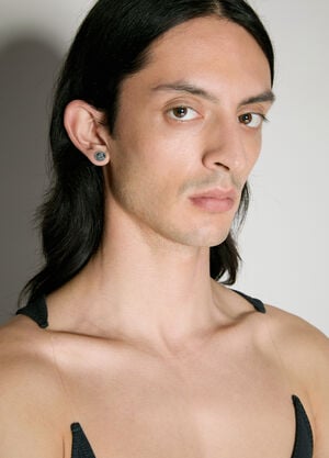 Acne Studios Samson Single Earring Silver acn0156021