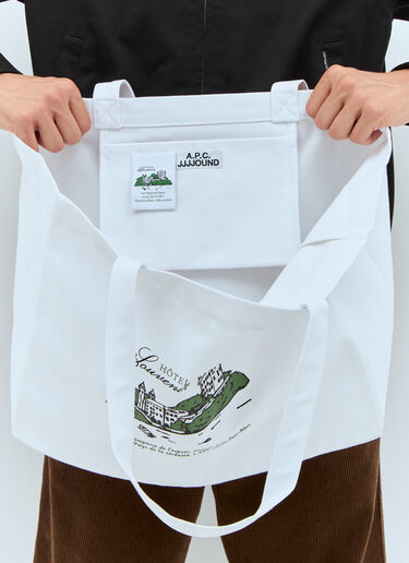 A.P.C. xJJJJound Tote Bag White apc0157030