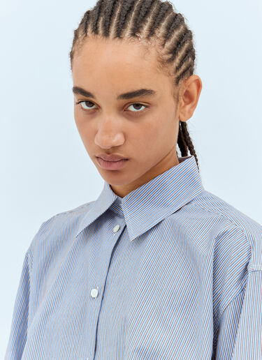 Acne Studios Pinstripe Jacquard Shirt Blue acn0257014