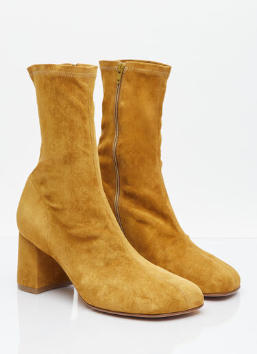 Dries Van Noten Suede Boots Camel dvn0254032