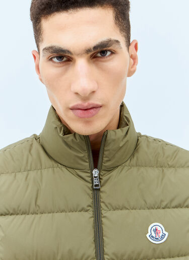 Moncler Contrin Down Gilet Green mon0157046