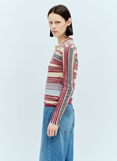 Bottega Veneta Striped Knit Sweater Multicolour bov0257014