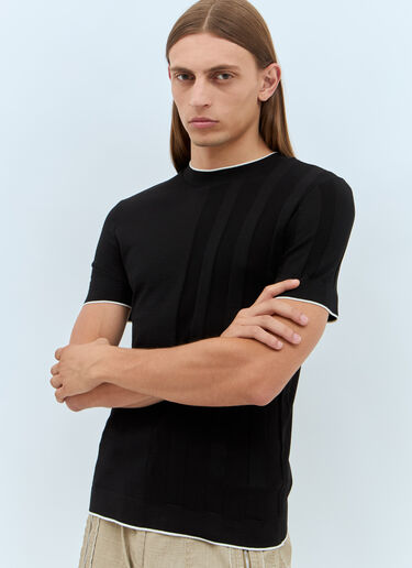 Jacquemus Le T-Shirt Tricot Black jac0158008