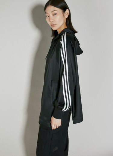 Y-3 Satin Hooded Track Jacket Black yyy0254005