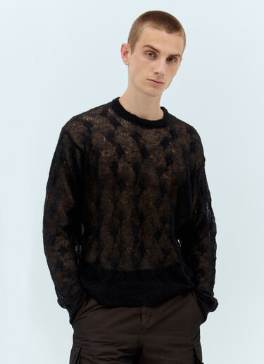 Stüssy Loose Knit Sweater Black sts0157003