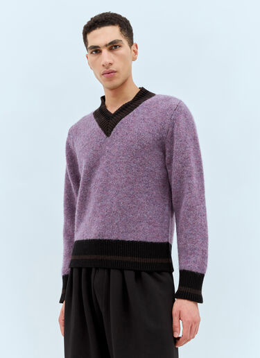 Dries Van Noten Moon Sweater Purple dvn0158023