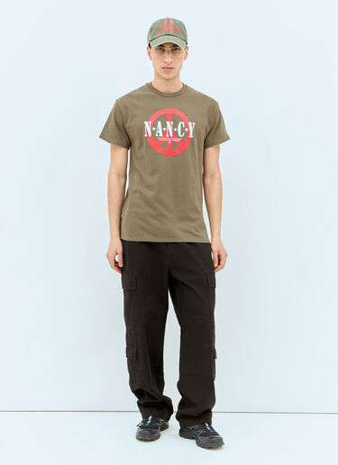 Nancy No Gods, No Masters T-Shirt Khaki ncy0155004