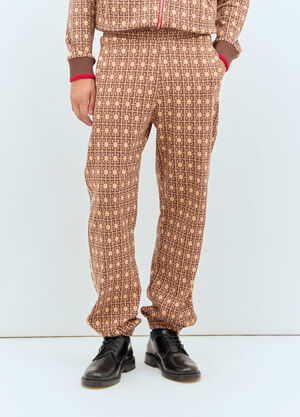 Wales Bonner Power Track Pants Brown wbn0158004