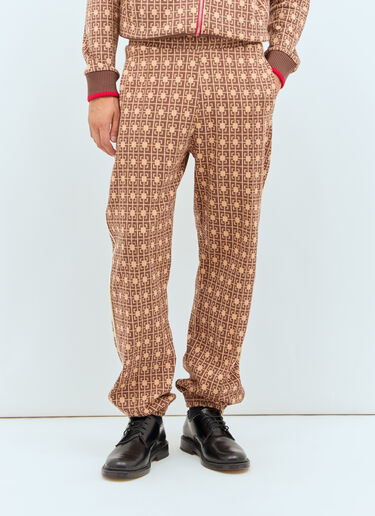 Wales Bonner Power Track Pants Brown wbn0158004