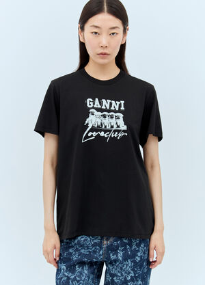 Balenciaga Pupply Love T-Shirt Black bal0257024