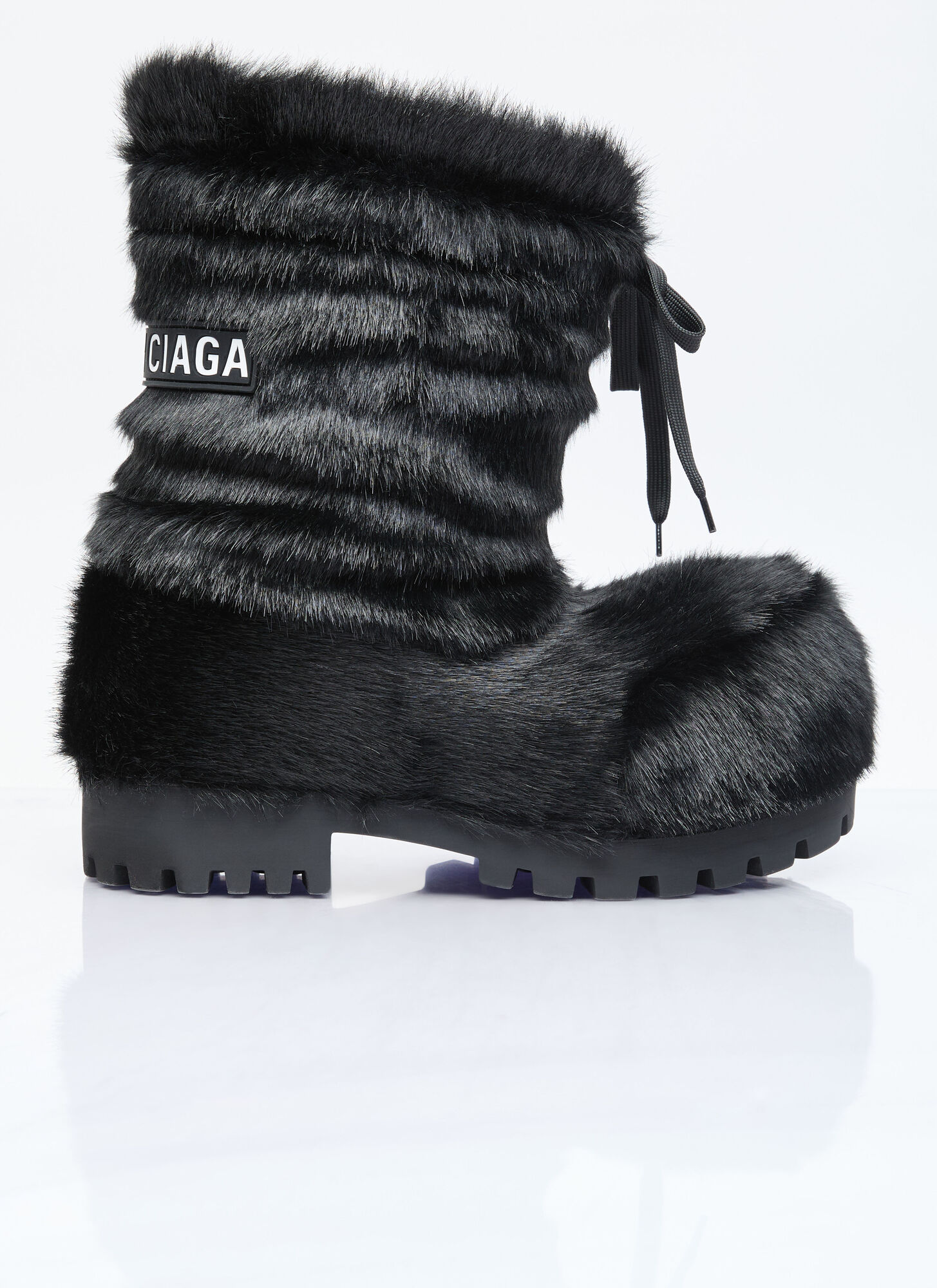Shop Balenciaga Alaska Low Boots In Black