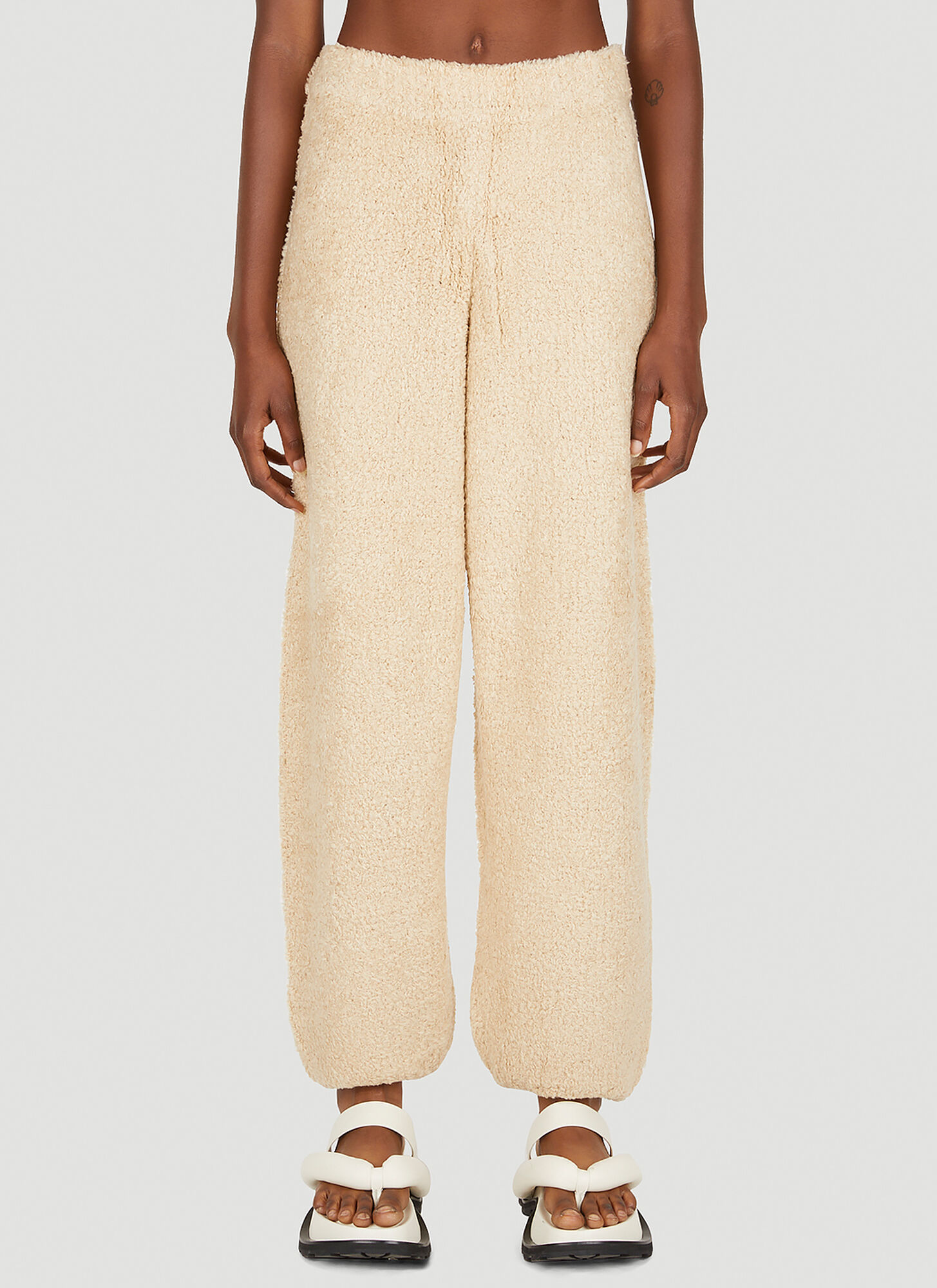 Shop Theopen Product Teddy Track Pants In Beige