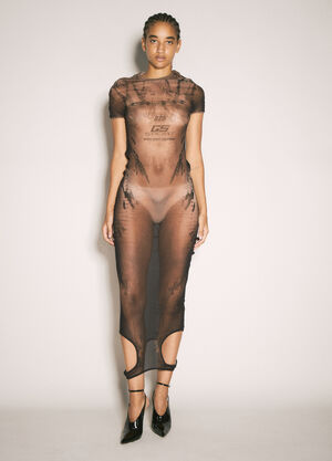 Jean Paul Gaultier GS Sport Maxi Dress Brown jpg0258036