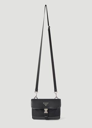 Moncler Re-Nylon Phone Crossbody Bag Black mon0157058