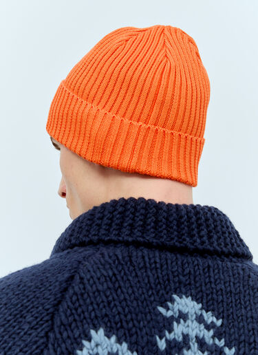 Human Made Ribbed Beanie Hat Orange hmd0156024