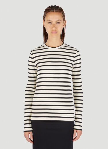 Jil Sander+ Striped Long Sleeved T-Shirt White jsp0251014