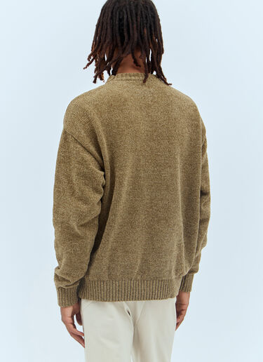 Patta Chenille Knit Sweater Khaki pat0156003