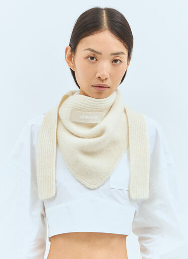 Jacquemus Le Chale Gros Grain 围巾 白色 jac0258034