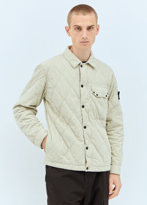 Stone Island Quilted Jacket Grey sto0158003