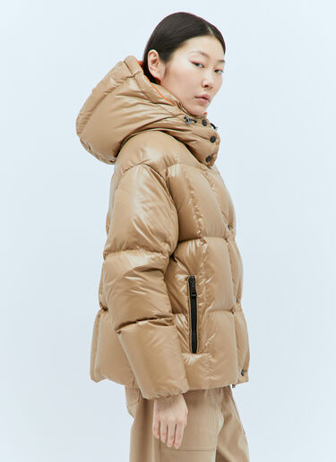 Moncler Parana Short Down Jacket Beige mon0258009