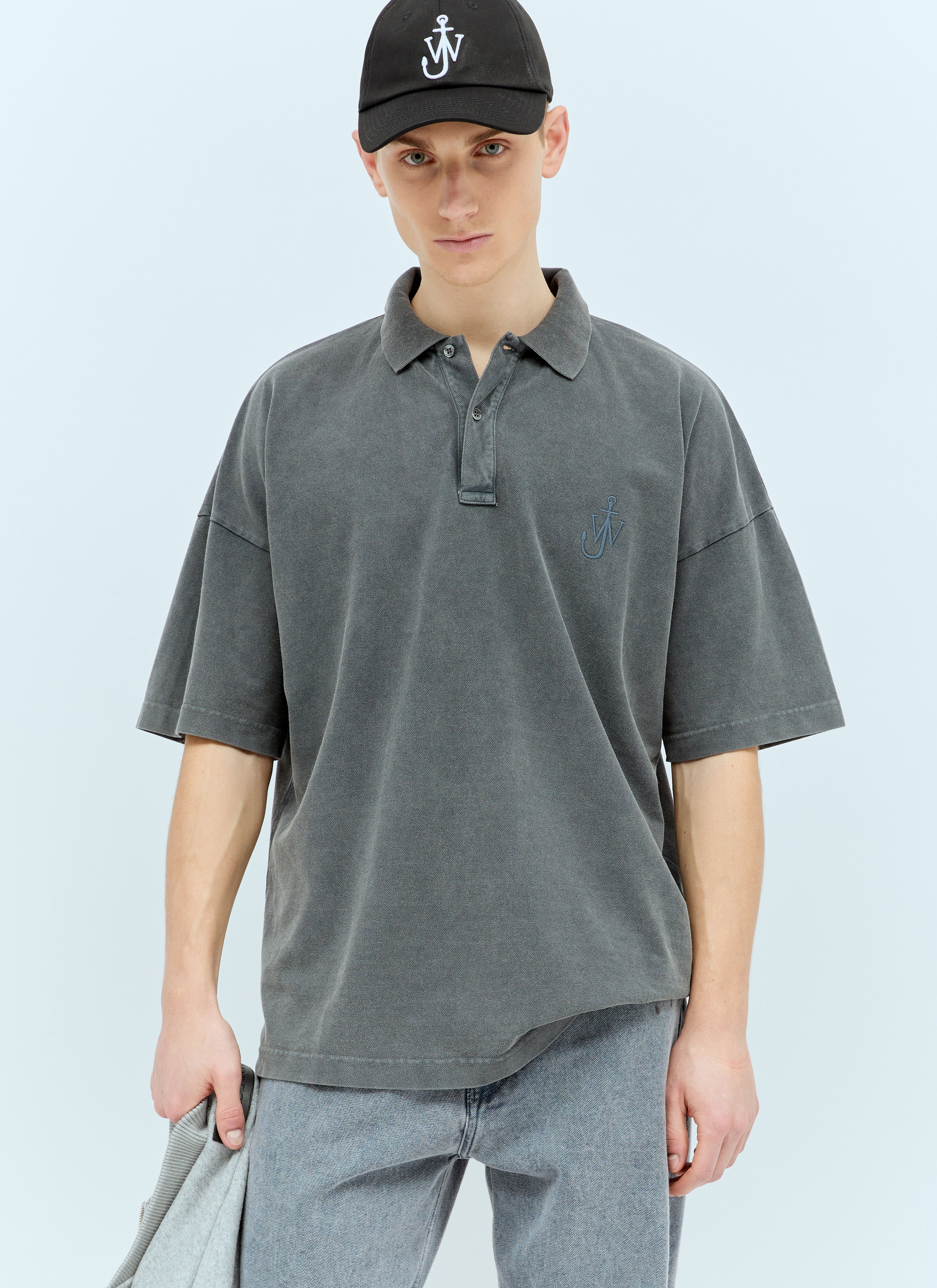 Brain Dead Anchor Embroidery Polo Shirt Multicolour bra0156015