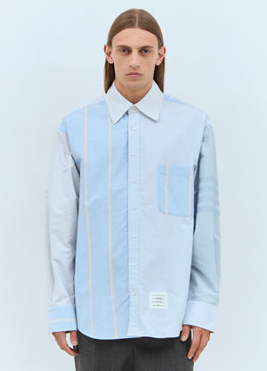 Thom Browne Contrast Stripe Shirt Light Blue thb0157004