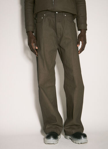 Rick Owens Geth Jeans Brown ric0157007