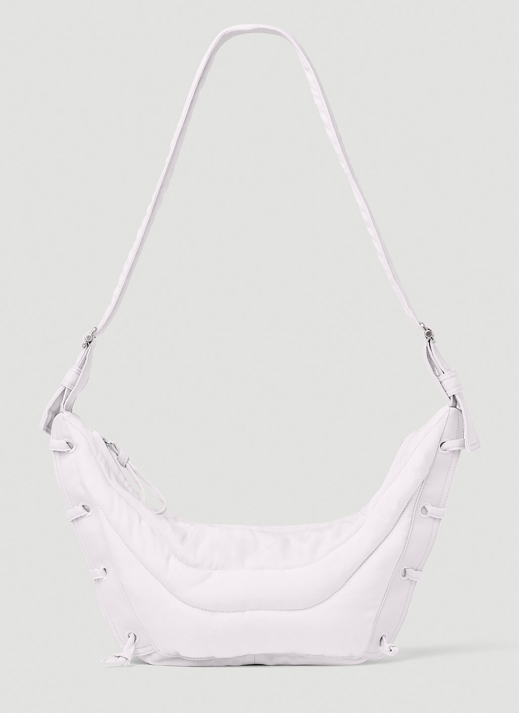 Lemaire Small Soft Game Crossbody Bag in White | LN-CC®