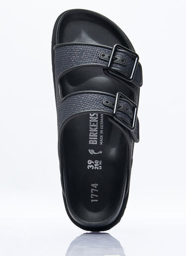 Birkenstock 1774 Arizona Raffia Luxe Sandals Black brs0258002