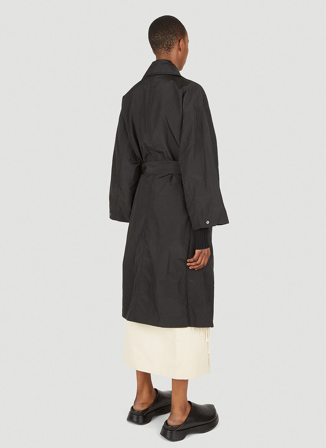 Rodebjer Gemma Double Breasted Trench Coat in Black | LN-CC®