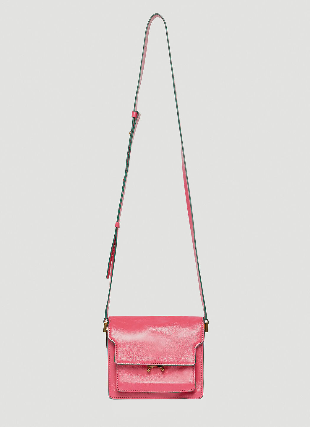Marni Women's Trunk Small Soft Shoulder Bag in Pink | LN-CC®