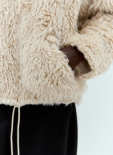 Marni Fuzzy Knit Jacket Beige mni0157006