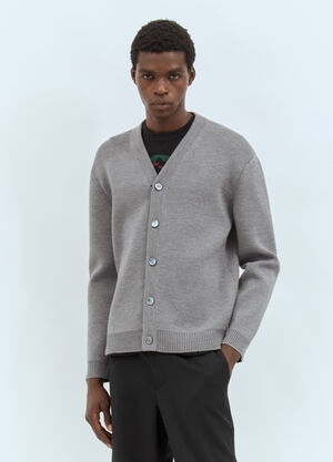Gucci Wool Knit Cardigan Grey guc0157023