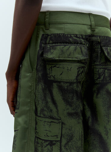 Jean Paul Gaultier Trompe L'Oeil Pants Green jpg0357005