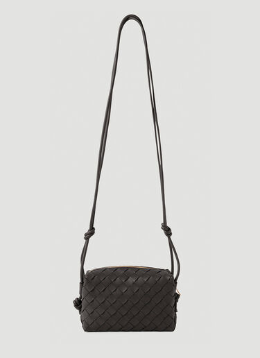 Bottega Veneta Loop Intrecciato Mini Shoulder Bag in Grey