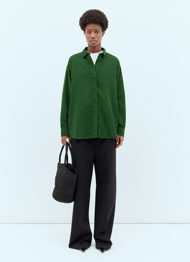 The Row Penna Shirt Green row0256027