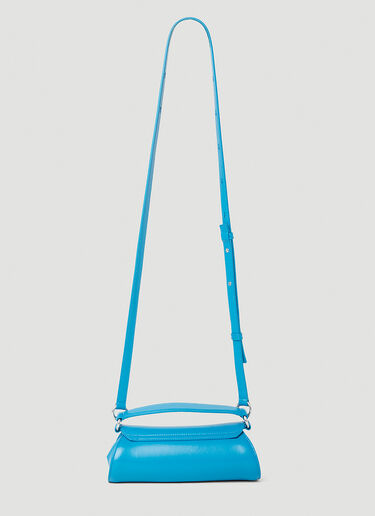 Jil Sander Mini Cannolo Shoulder Bag Blue jil0253024