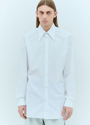 Jacquemus Classic Poplin Shirt White jac0158003