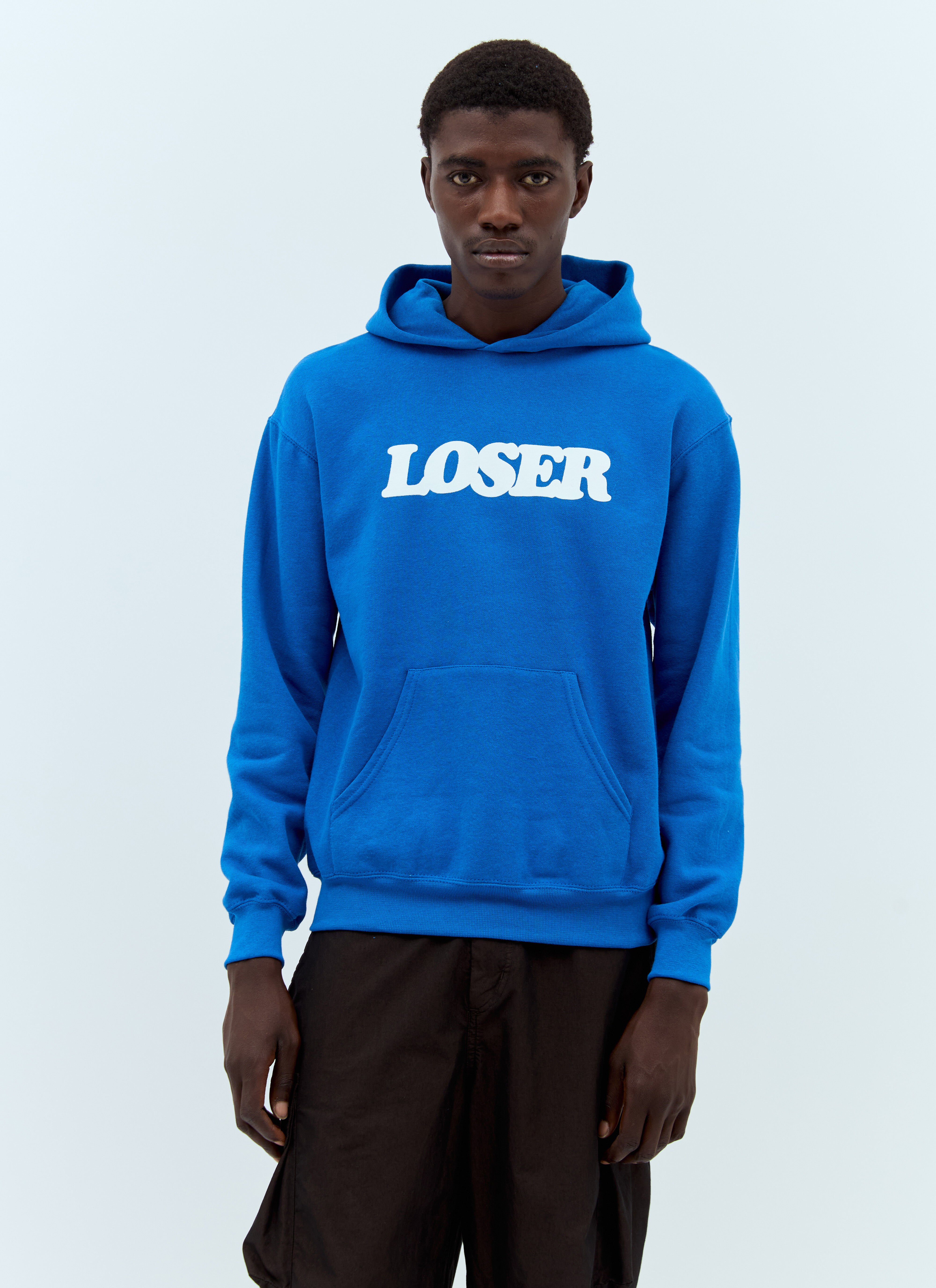 CONNIE COSTAS Loser Hooded Sweatshirt Blue coc0158004