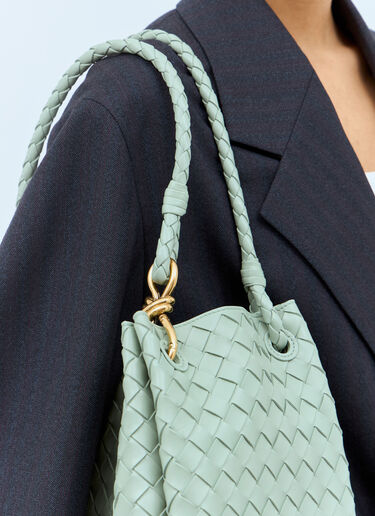 Bottega Veneta 라지 패러슈트 숄더백 그린 bov0257063