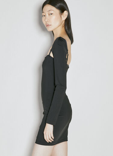 Alexander Wang Long LN-CC® | Mini Black in Sleeve Dress